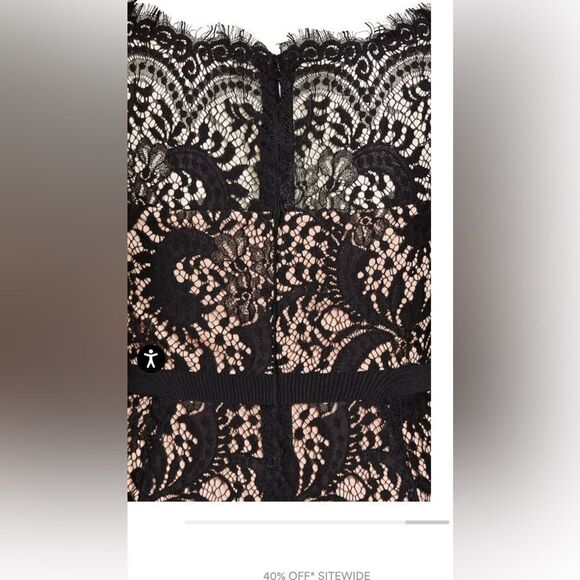 City Chic Estella FF Maxi Dress Black Size 22 - Picture 16 of 16